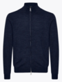 Matinique Mason Wool Cardigan Dark Navy Melange