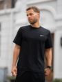 Nike Dri-Fit UV Hyverse Short Sleeve Tee Black / White