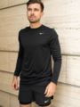 Nike Dri-Fit Legend Long Sleeve Black/Matte Silver