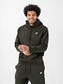 Nike Club Pullover Fleece Hoodie Sequoia / White