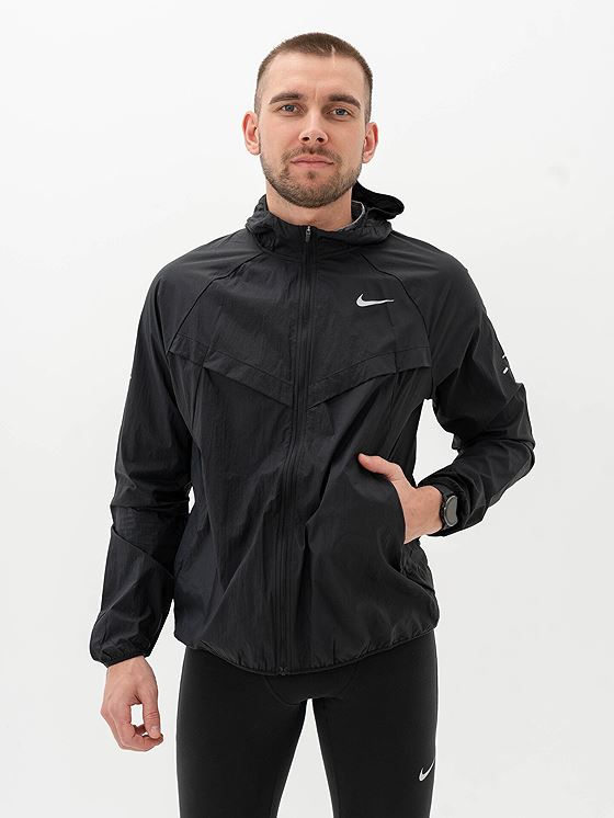 Nike UV Repel Stride Jacket Black