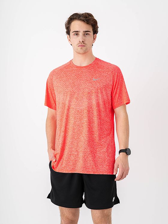 Nike Dri-Fit Adv Stride Short Sleeve Top Bright Crimson / Reflective Silver