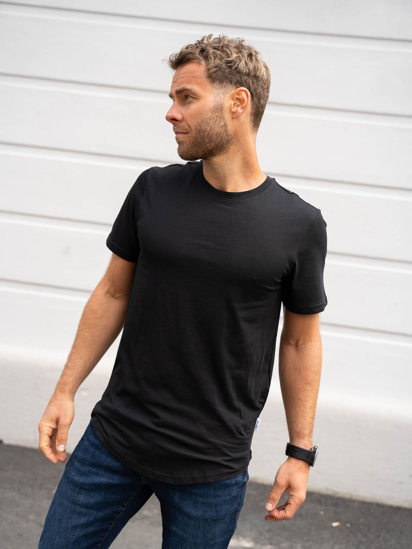 Only & Sons Matt Longy Short Sleeve Tee Black