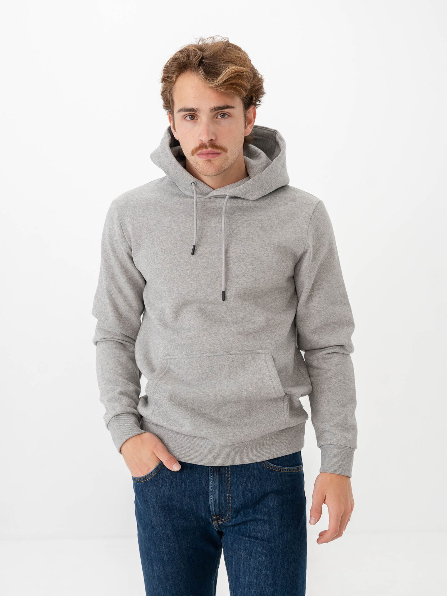 Only & Sons Ceres Hoodie Sweat Light Grey Melange