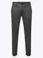 Only & Sons Mark Slim Fit Herringbone Pant Black