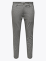 Only & Sons Mark Slim Fit Herringbone Pant Chinchilla