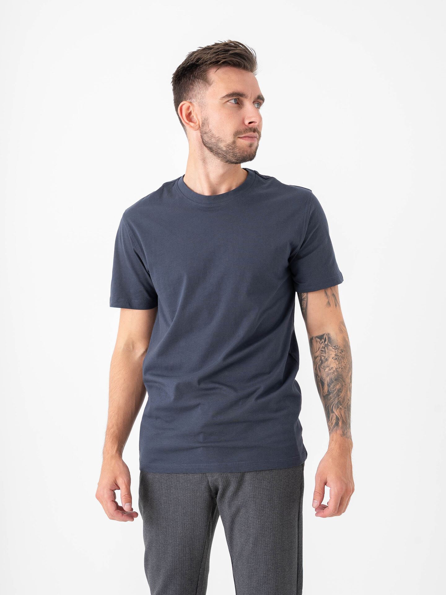 Only & Sons Max Life Short Sleeve Stitch Tee Blue nights