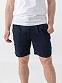 Only & Sons Tel Viscose Lin Shorts Dark Navy