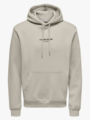 Only & Sons Curated Reg Hoodie Sweat Silver Lining