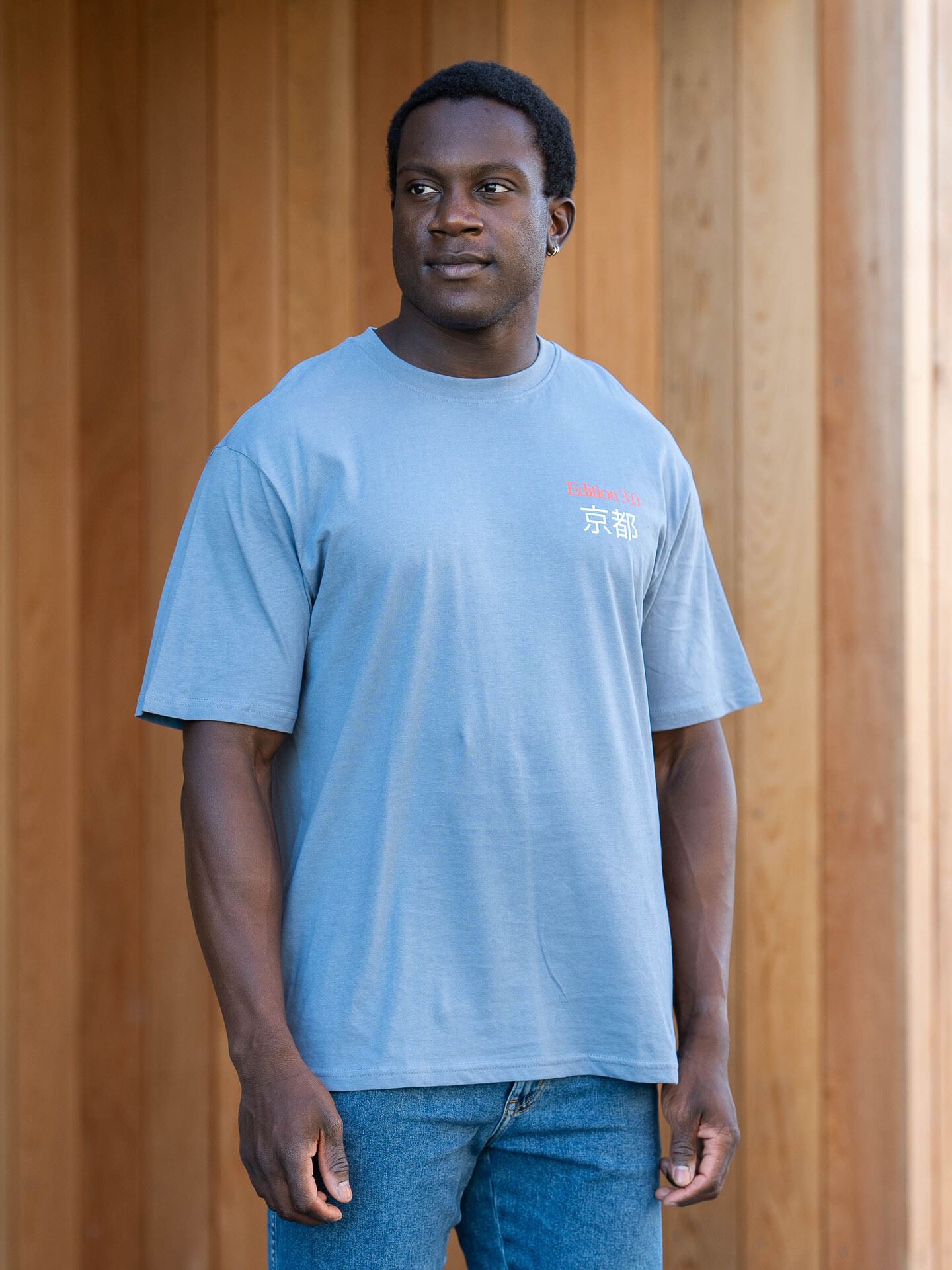 Only & Sons Keane Relaxed Short Sleeve Print Tee Flint Stone Edition