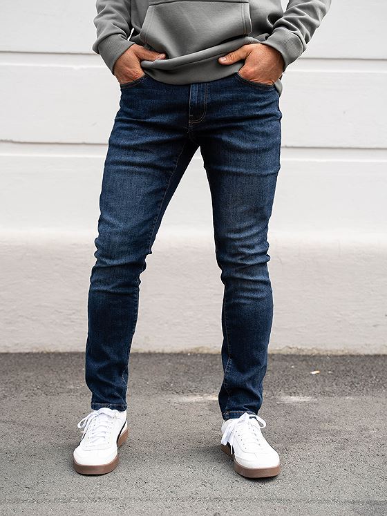 Only & Sons Loom Slim Denim Dark Blue Denim