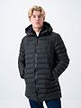 Rains Lohjal Long Puffer Jacket 01 Black