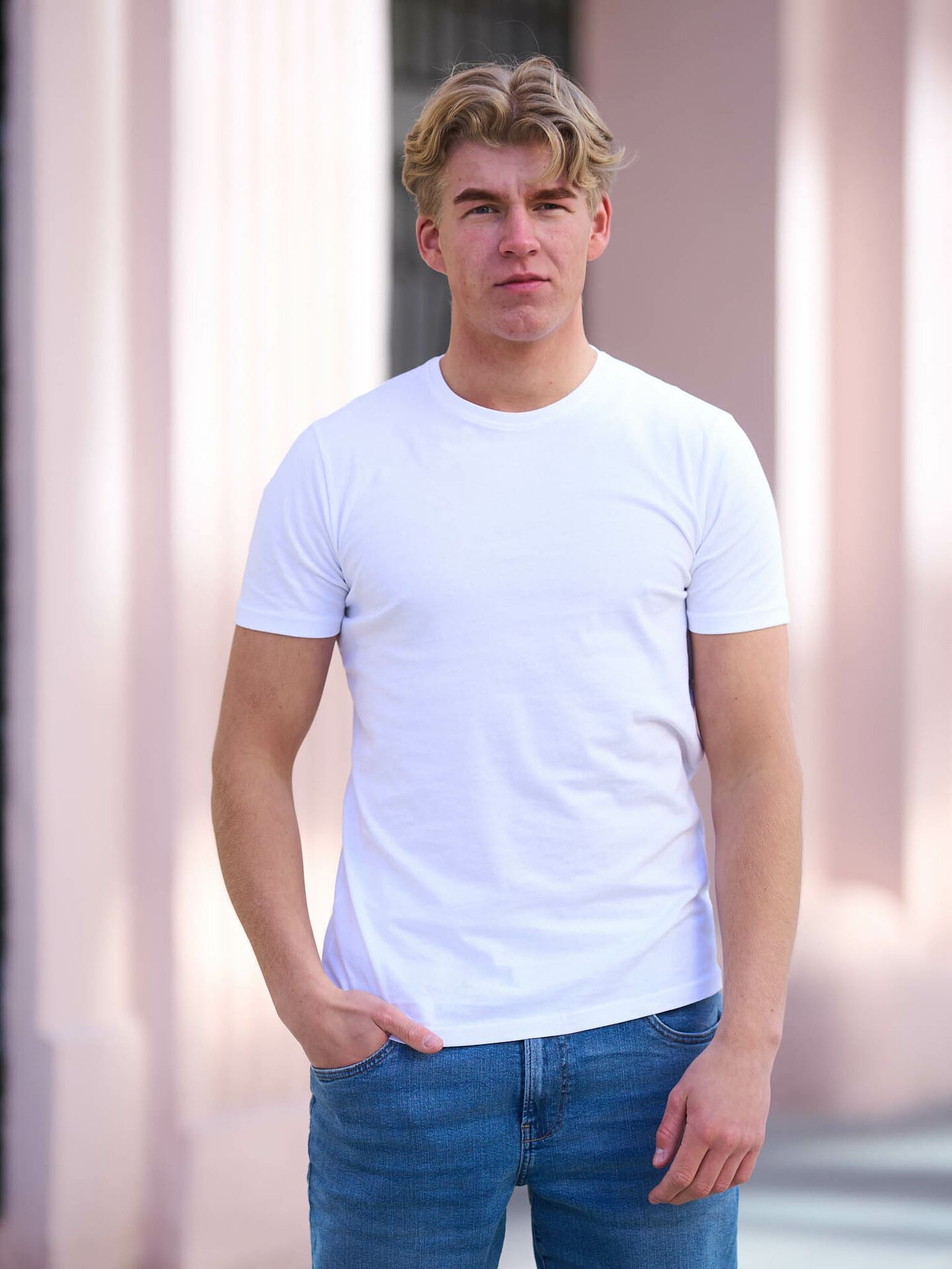 Solid Rock Short Sleeve Tee White