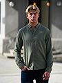 Solid Valencia Pete SH Shirt Dusty Olive Melange