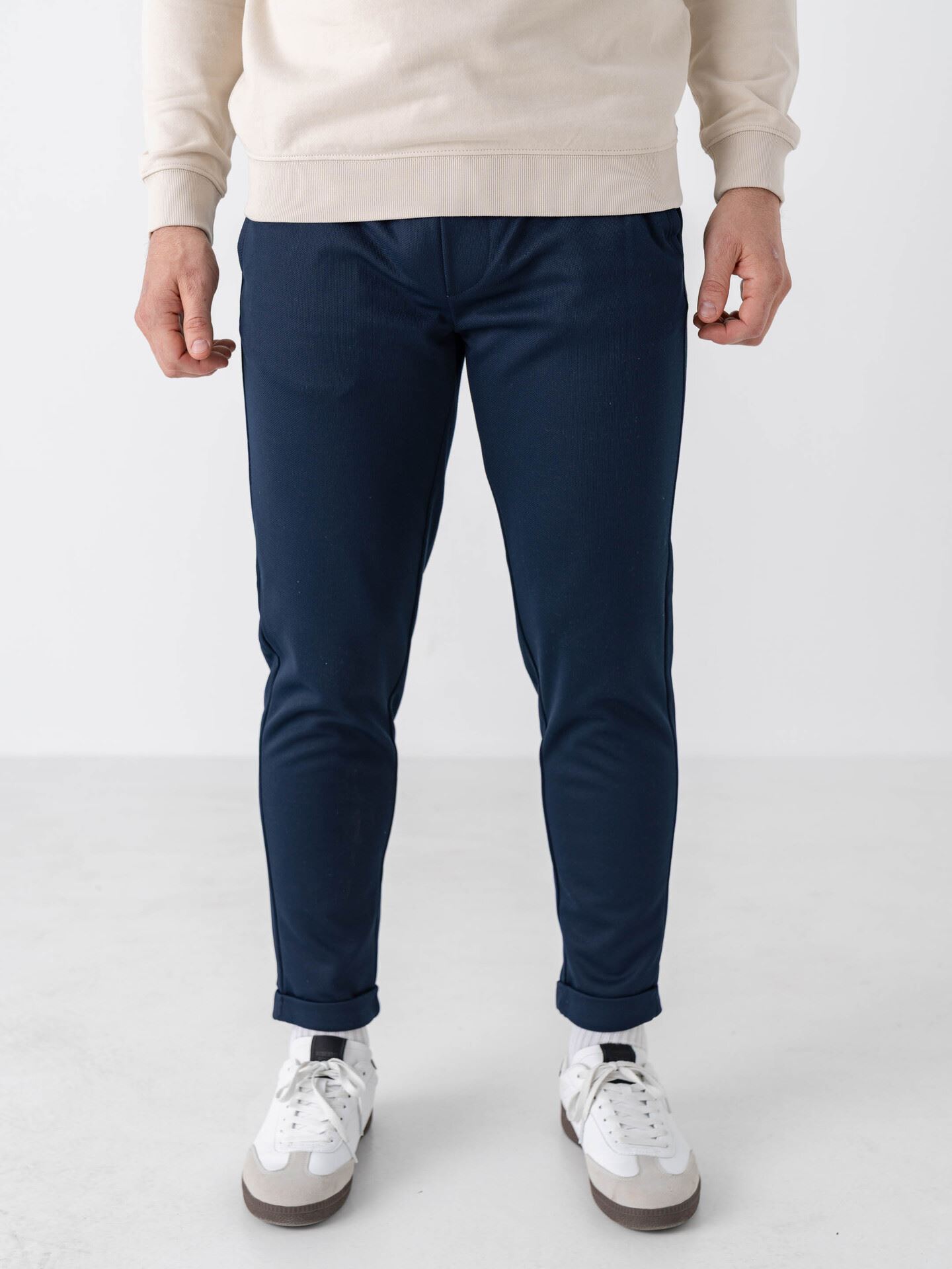 Solid Frederic Pants Navy Blazer