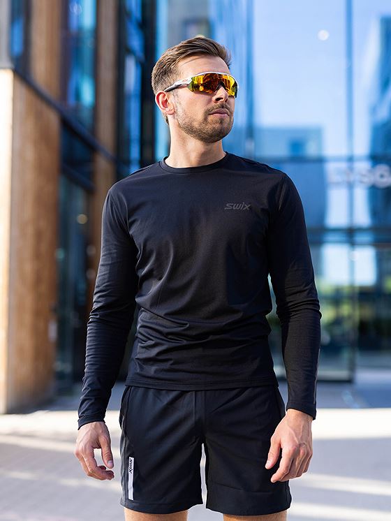 Swix Pace NTS Long Sleeve Baselayer Top Black