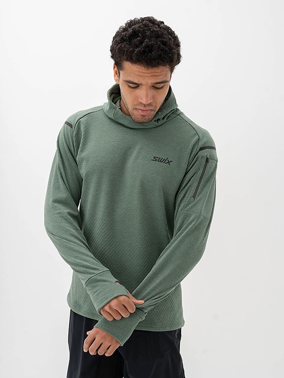 Swix Pace Midlayer Hooded Pine