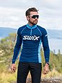 Swix RaceX Classic Half Zip Estate Blue