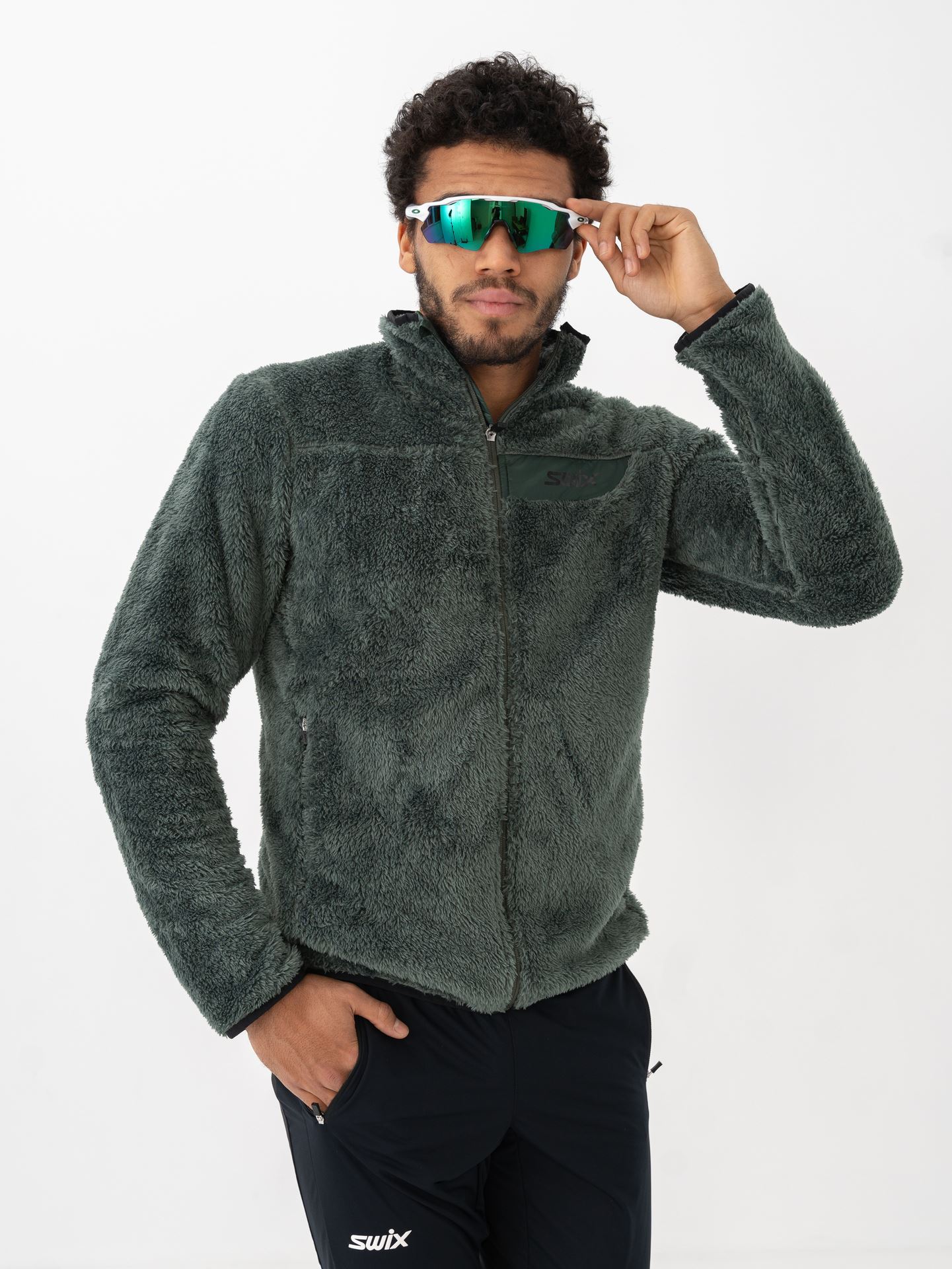 Swix Infinity Pile Midlayer Full-Zip Pine
