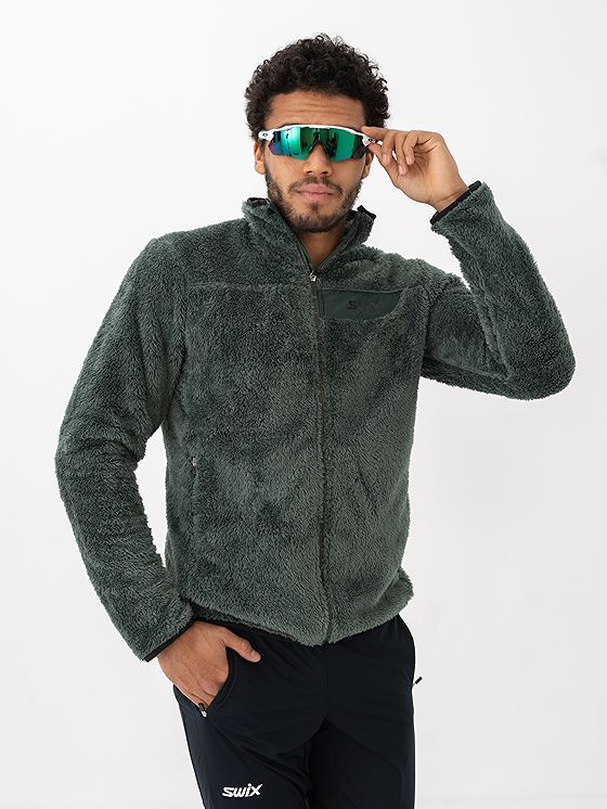 Swix Infinity Pile Midlayer Full-Zip Pine