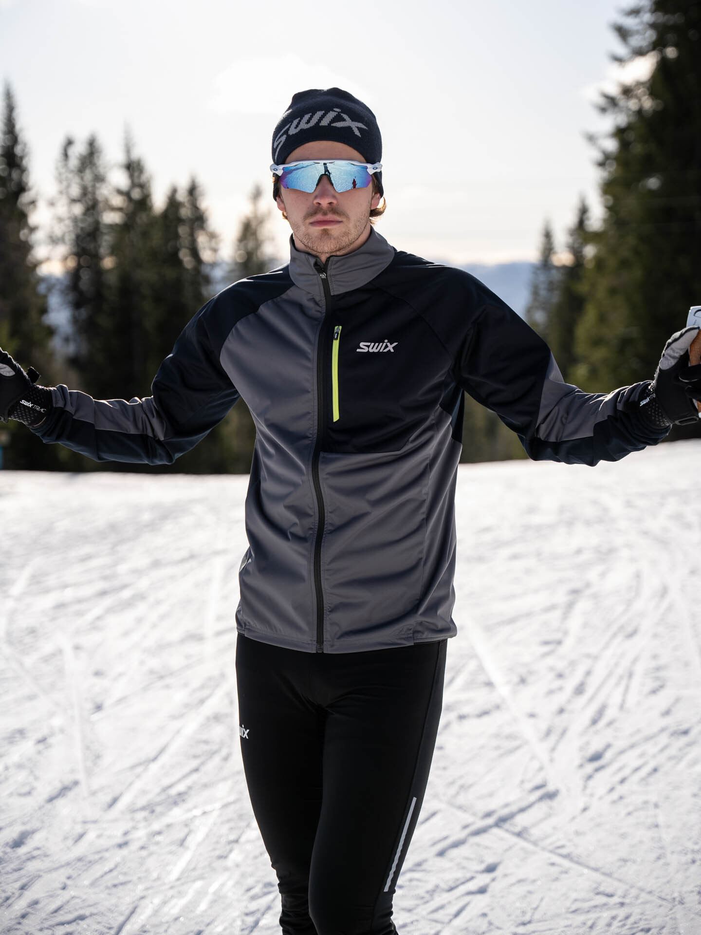 Swix Focus Wind Jacket Magnet / Black