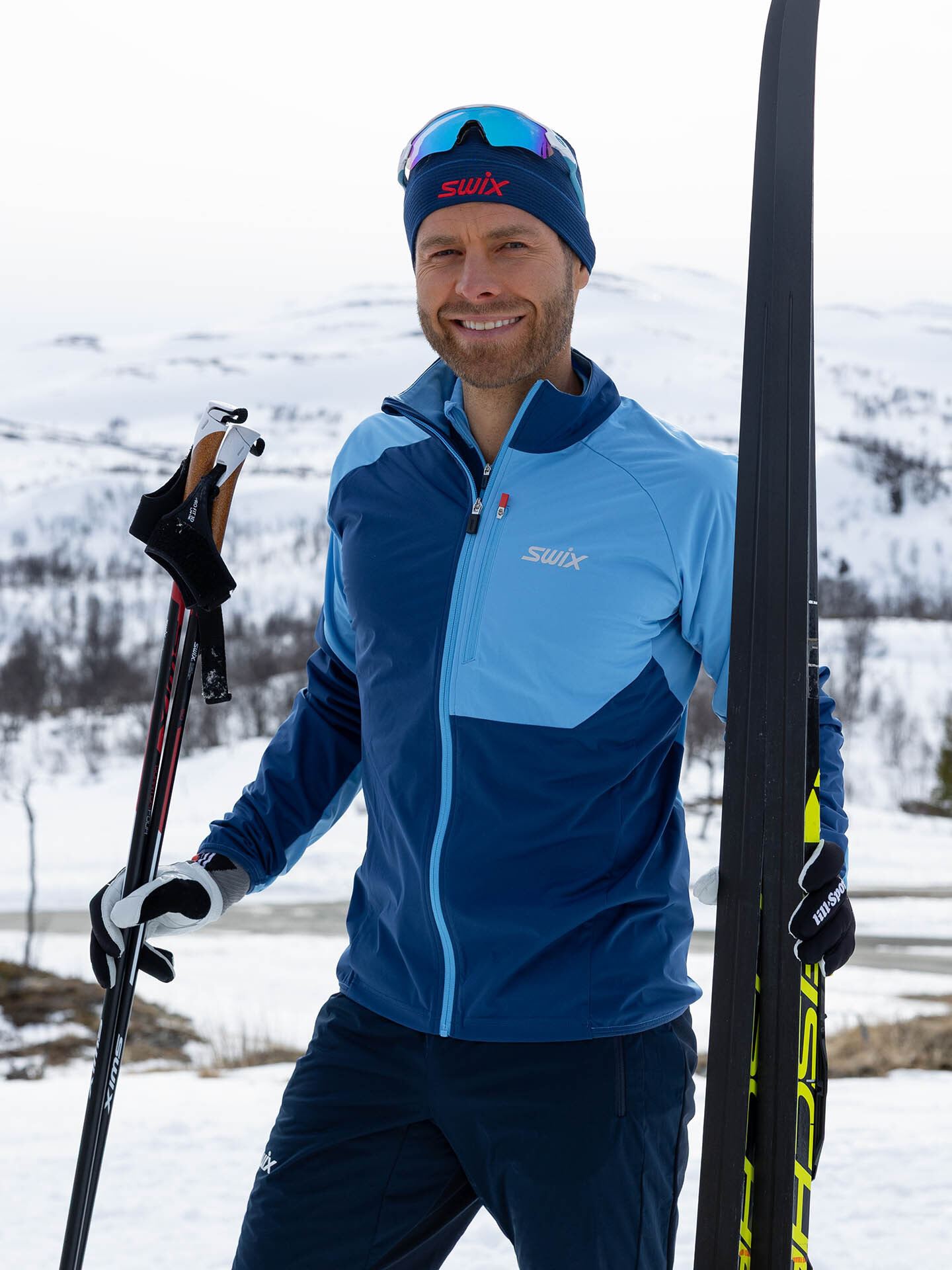 Swix Focus Wind Jacket Azure Blue