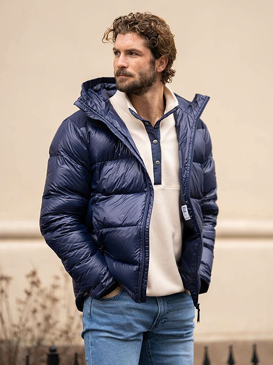 Twentyfour Isbre Dunjakke Marineblå