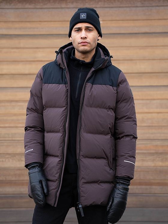 Twentyfour Mode Mio Dunparkas Mørk Brun