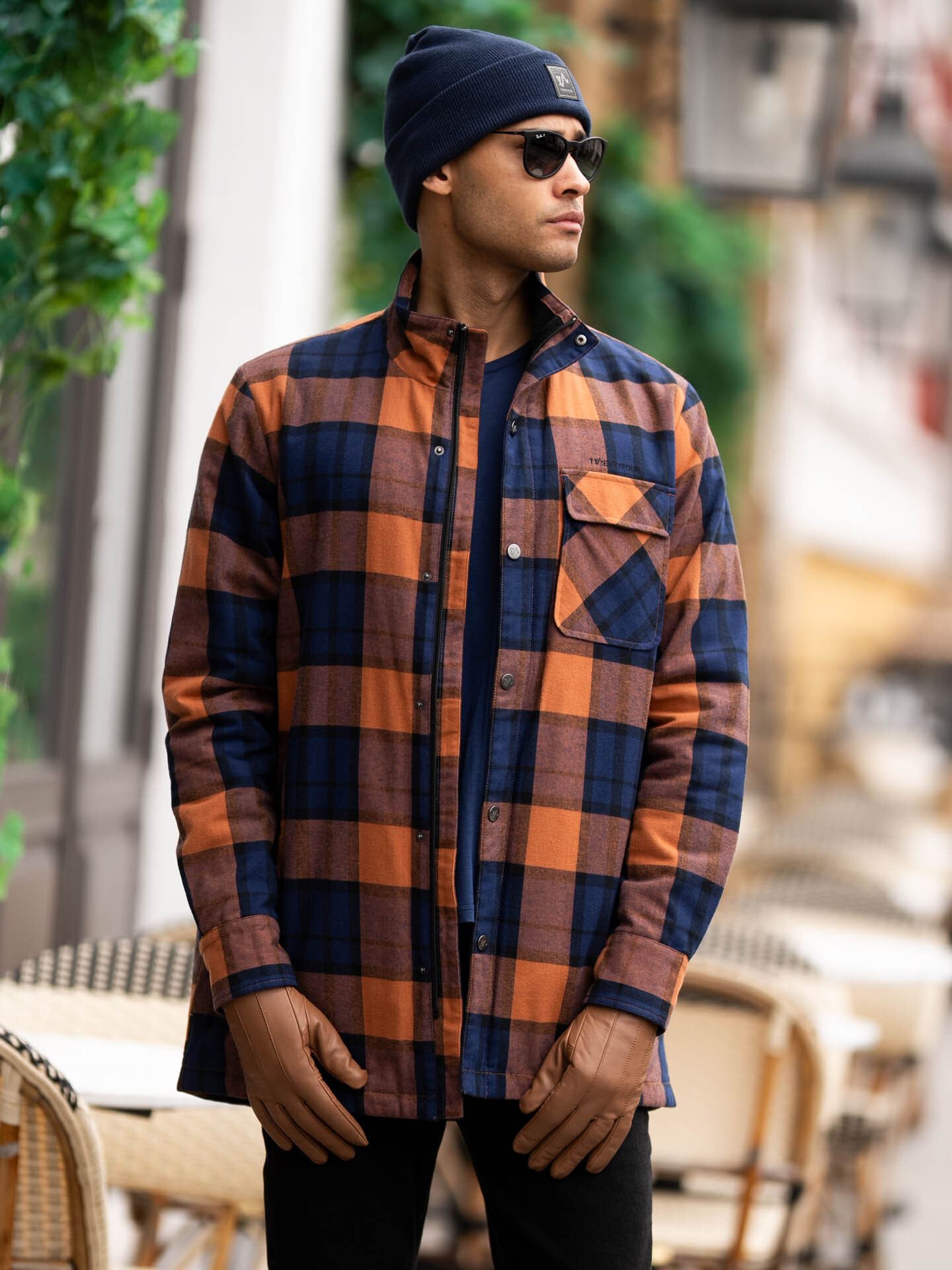 Twentyfour Mode Flannel Jakke Mokka