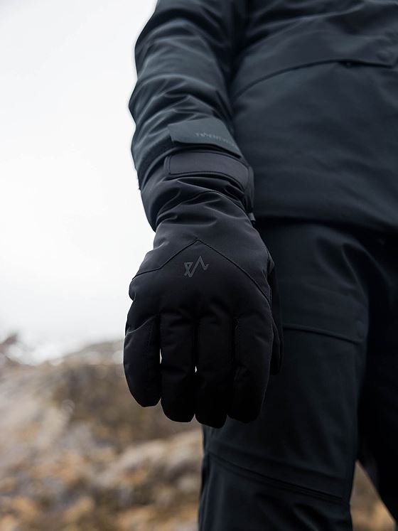 Twentyfour Isbre Warm Hanske Sort