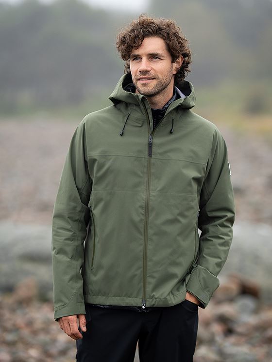 Twentyfour Venture 3-Lags Skalljakke Furu