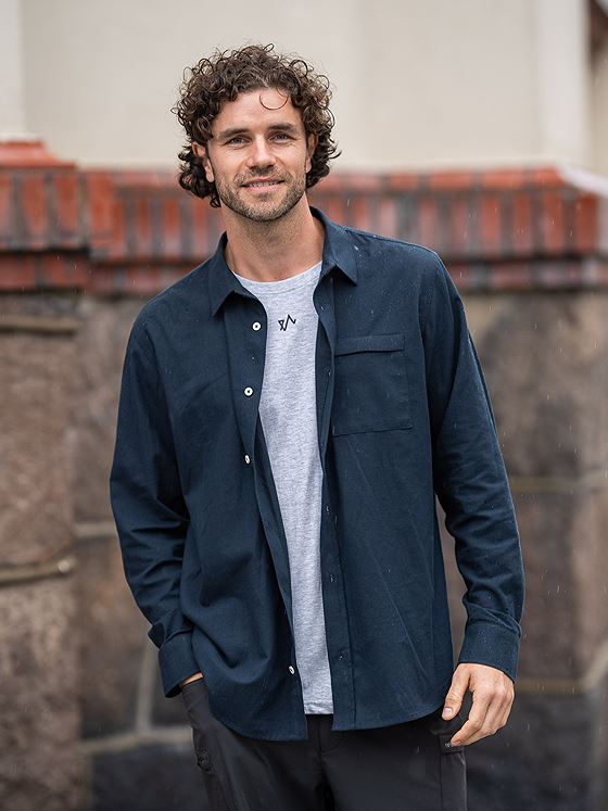 Twentyfour Mode Skjorte Marine