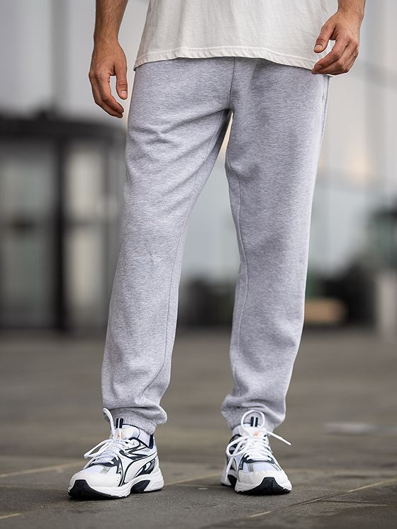 Twentyfour & Sweatpant Lys Grå Melange