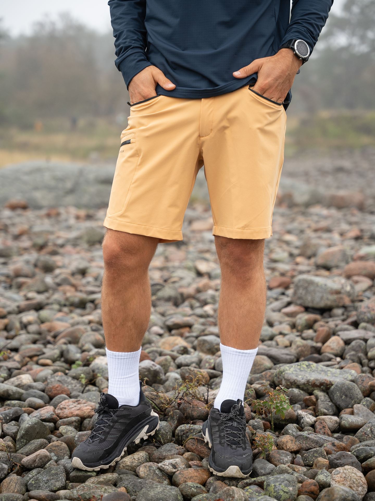 Twentyfour Venture 360 Shorts Mørk Oker