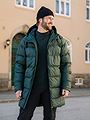 Twentyfour Mode PU Parkas Dyp Grønn