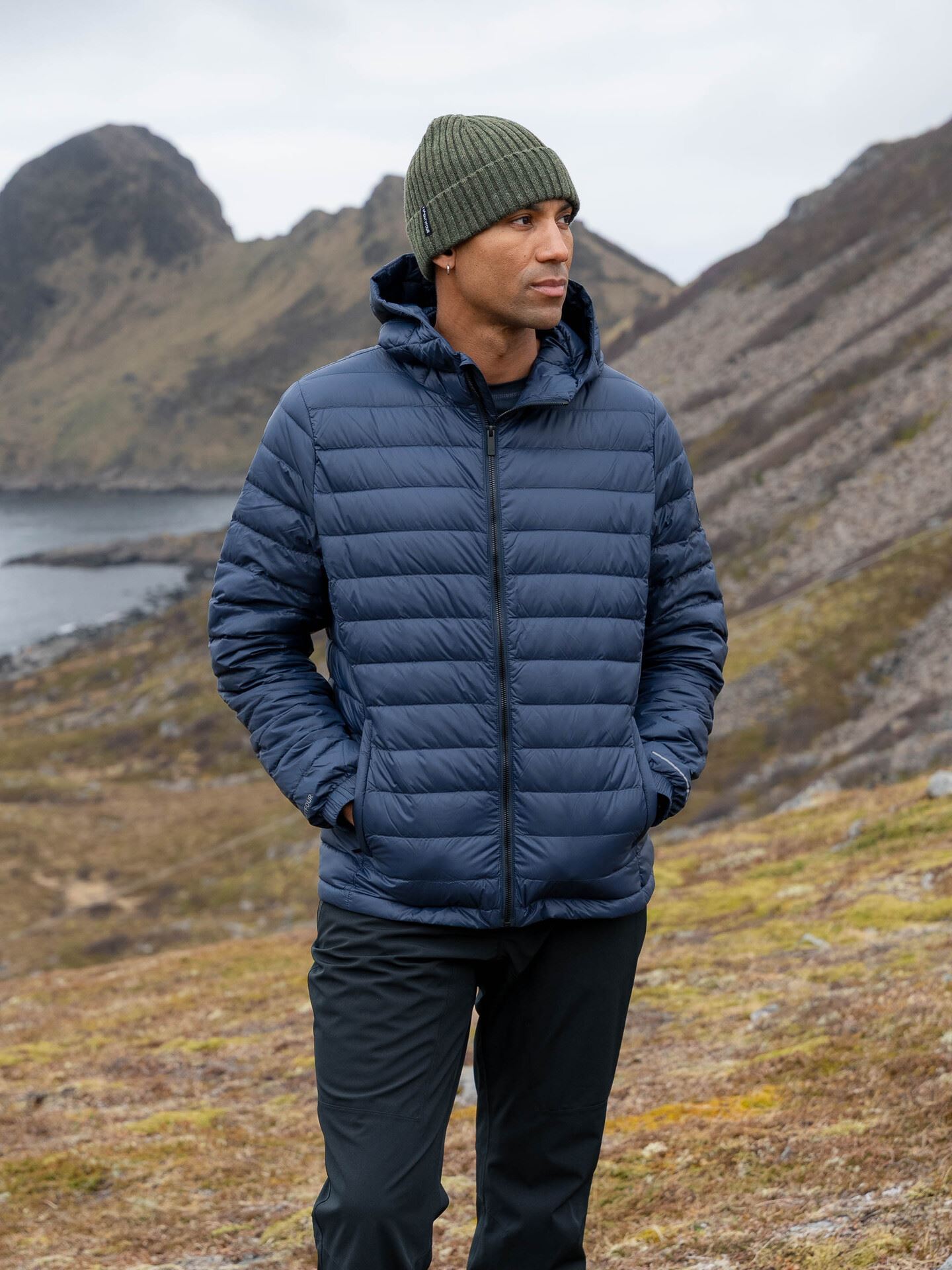 Twentyfour Aurora Lett Dunjakke Marine