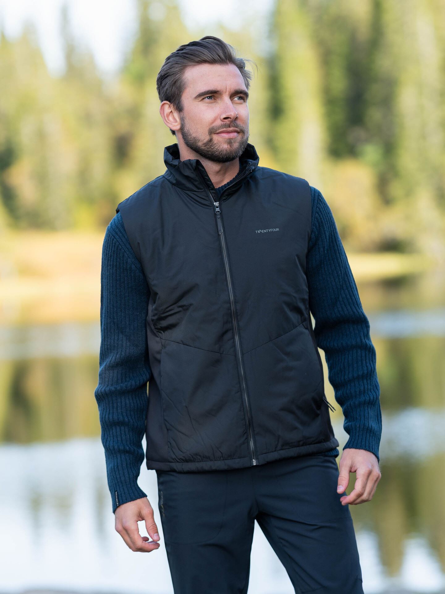 Twentyfour Aurora Thermo Vest Sort