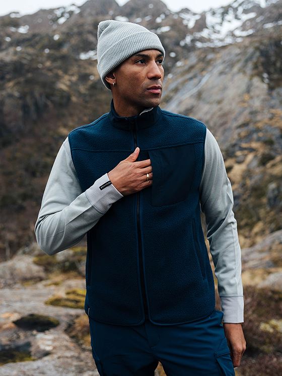 Twentyfour Aurora Pile Vest Marine