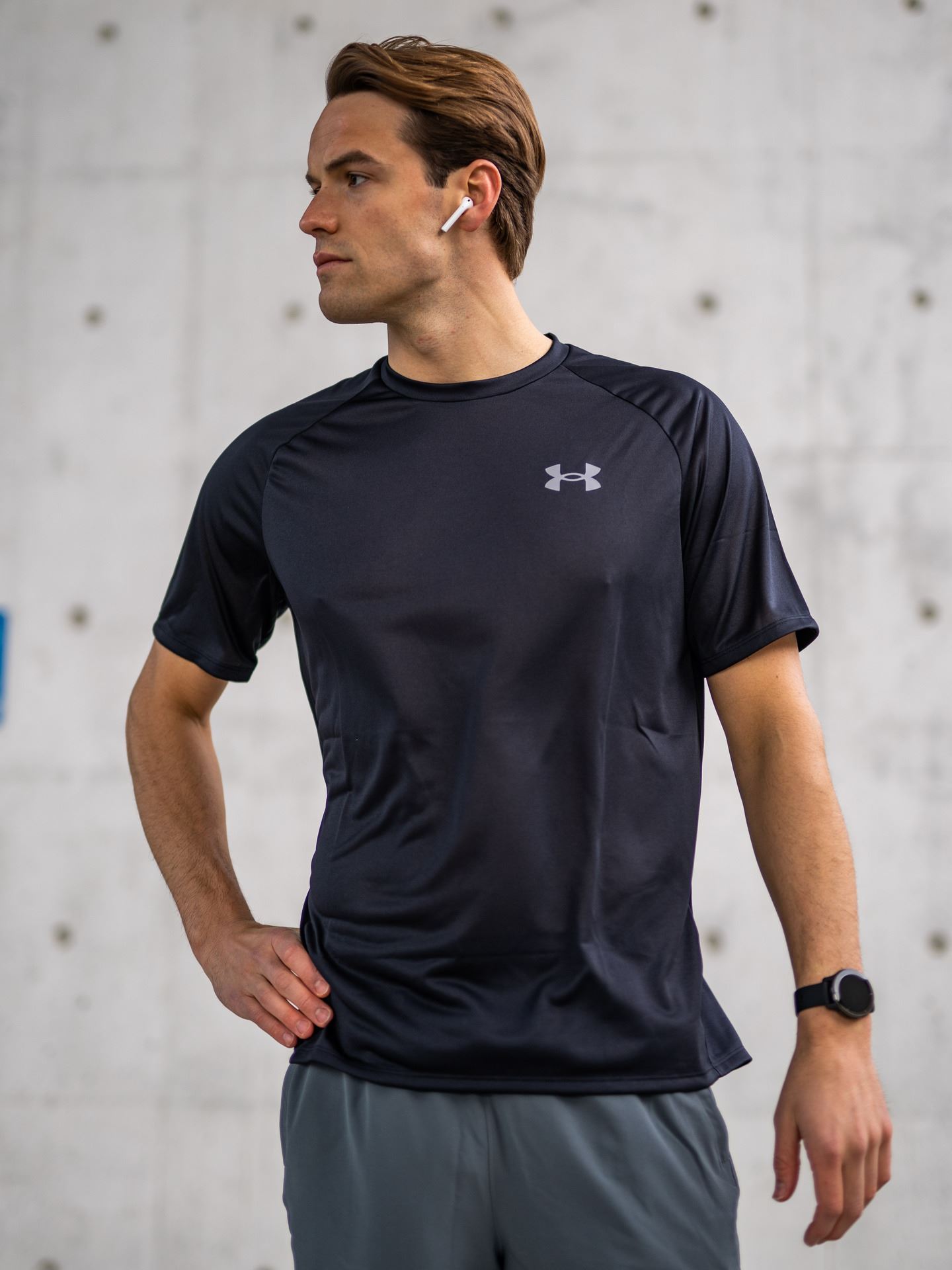 Under Armour UA Tech 2.0 Short Sleeve Tee Black / Graphite