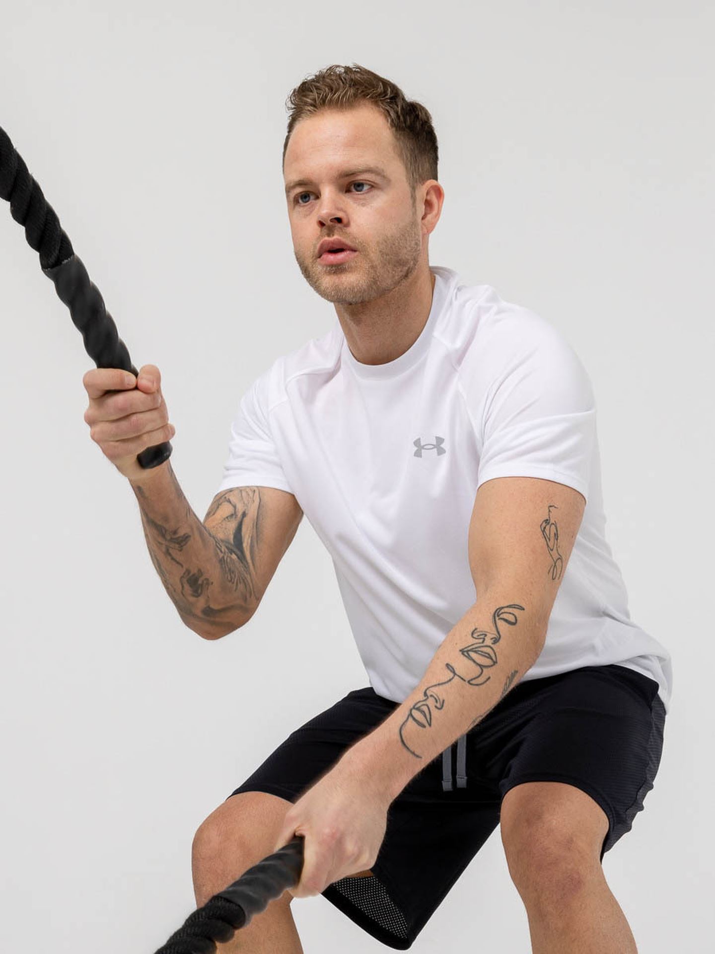 Under Armour UA Tech 2.0 Short Sleeve Tee Hvit