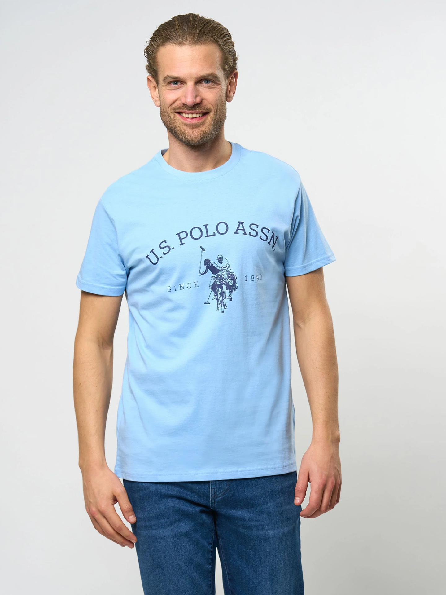 U.S. Polo Assn. Archibald T-shirt Placid Blue