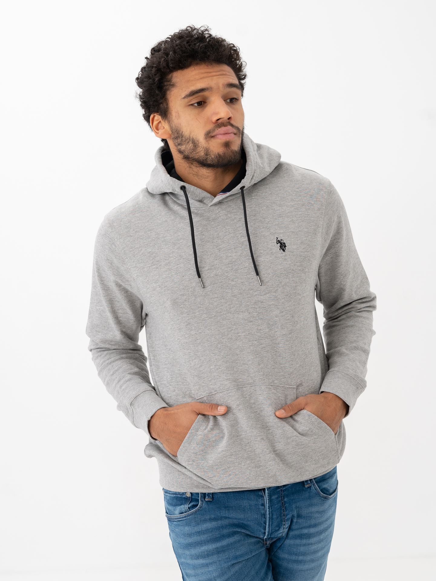 U.S. Polo Assn. Sweatshirt Brayden Grey Melange