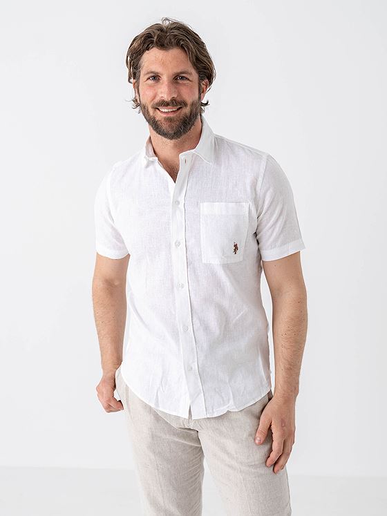 U.S. Polo Assn. Flori Short Sleeve Shirt White