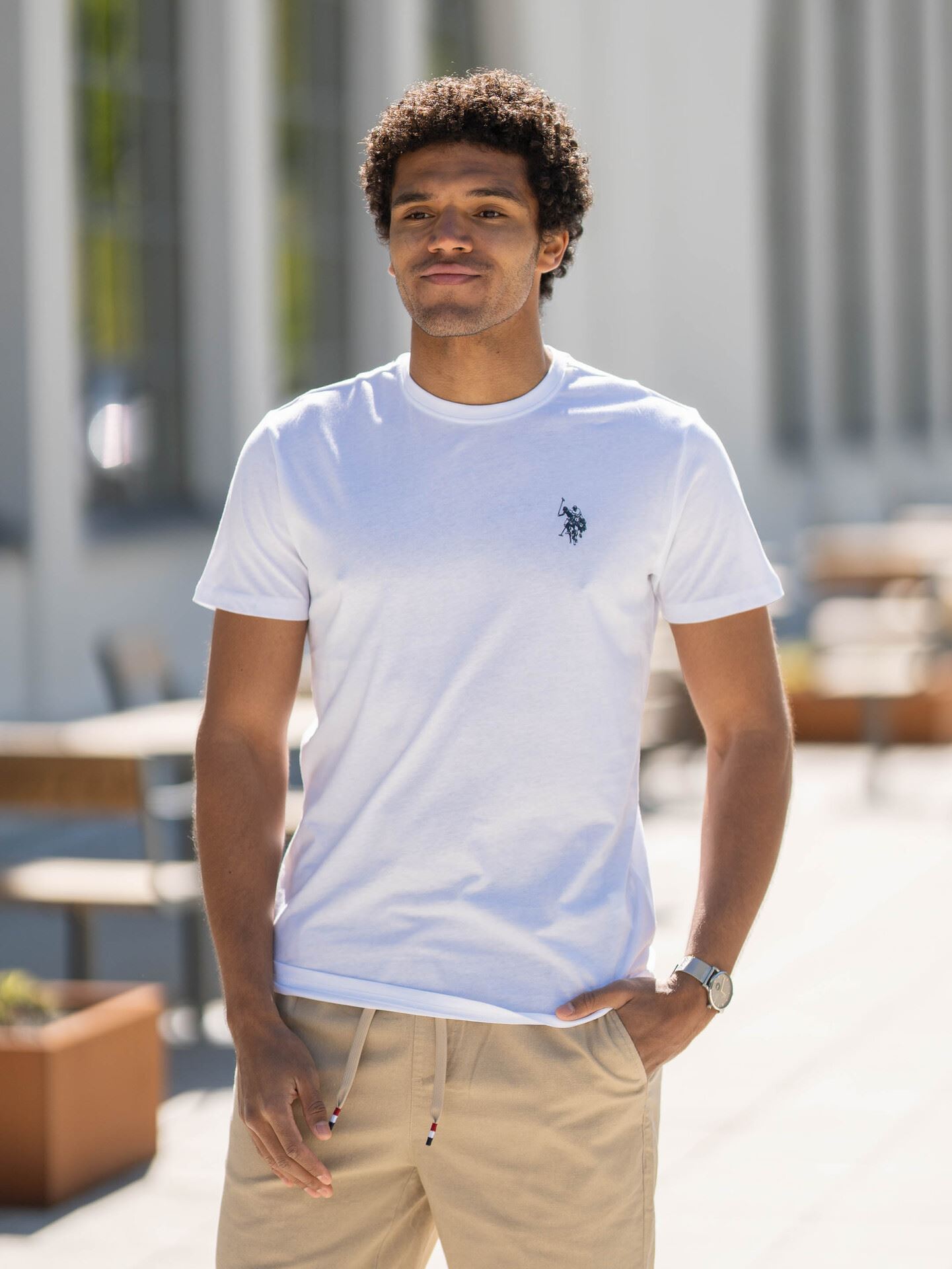 U.S. Polo Assn. Bertil Reg 3 Pack Tee Hvit