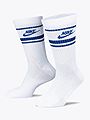 Nike Crew Essential Stripe Socks White / Game Royal
