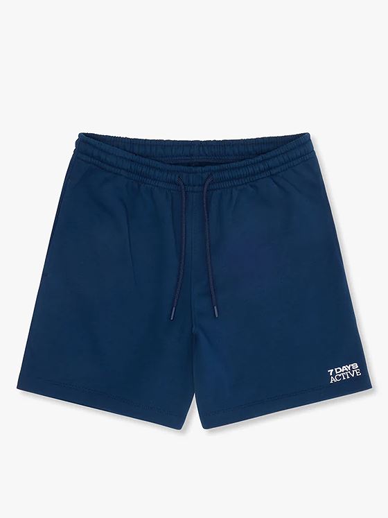 7 DAYS Active Organic Sweat Shorts Pageant Blue