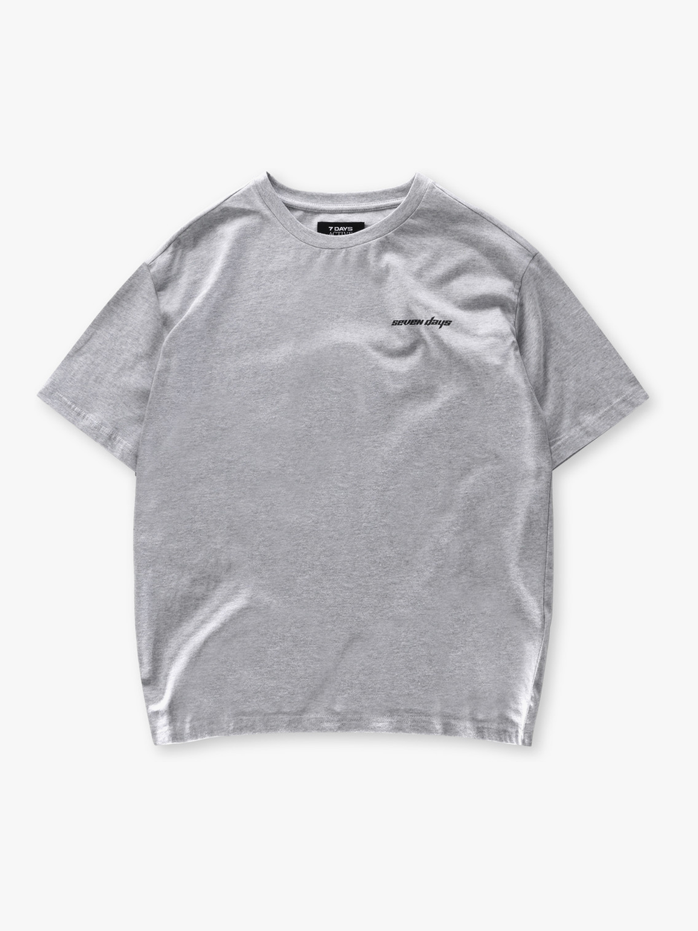 7 DAYS Active Organic Star Tee Heather Grey