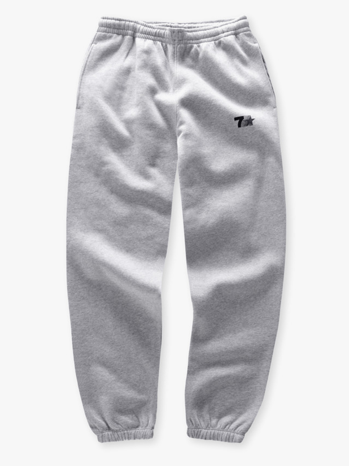 7 DAYS Active Organic Graphic Regular Sweatpants Heather Grey