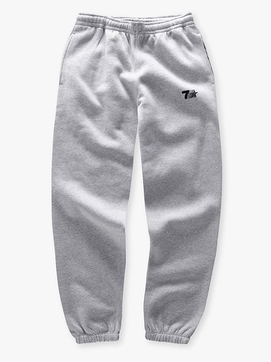 7 DAYS Active Organic Graphic Regular Sweatpants Heather Grey