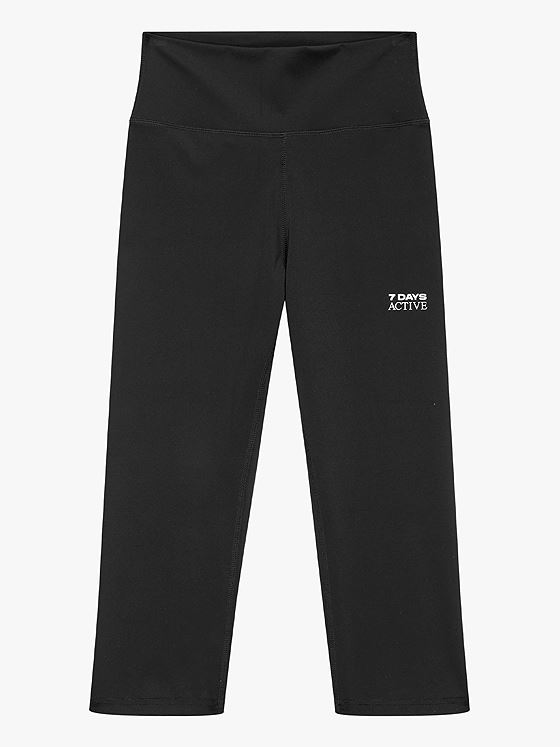 7 DAYS Active Signature Capri Tights Black